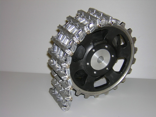 Drive Sprocket and aluminum tracks